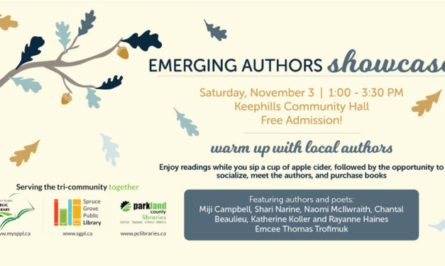 Emerging Authors Showcase – Keephills AB Saturday Nov 3