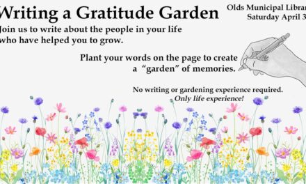 Writing a Gratitude Garden – Olds Municipal Library