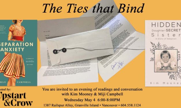 The Ties that Bind – An Evening at Upstart & Crow
